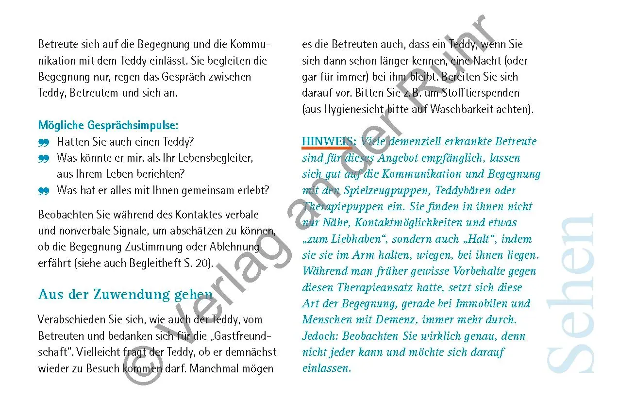 Bild: 9783834630902 | Sinnesaktivierungen für Bettlägerige | Marion Jettenberger (u. a.)