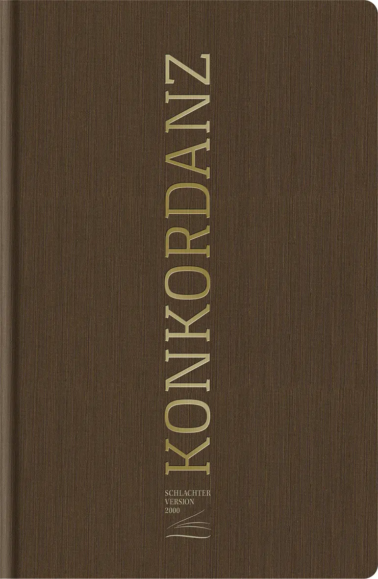 Cover: 9783893970902 | Konkordanz zur Schlachter 2000 | Schlachter Version 2000 | Buch | 2020