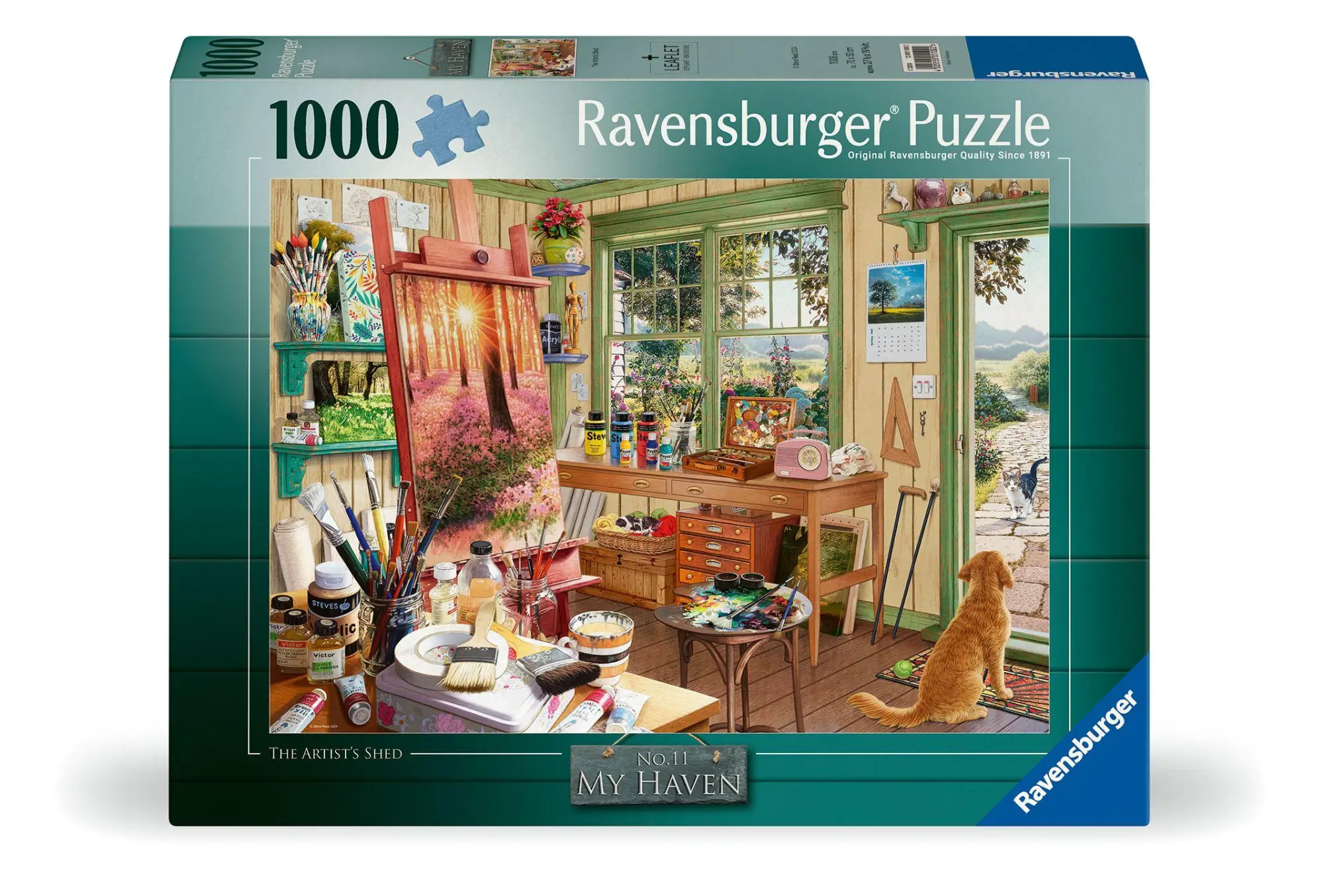 Cover: 4005555011002 | Erwachsenenpuzzle 1000 Teile - Künstlerwerkstatt | Spiel | 12001100