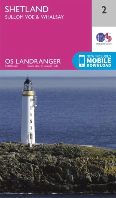 Cover: 9780319261002 | Shetland - Sullom Voe &amp; Whalsay | Ordnance Survey | (Land-)Karte