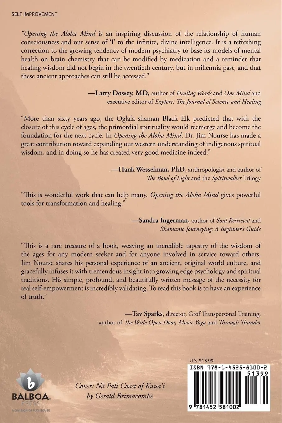 Rückseite: 9781452581002 | Opening the Aloha Mind | Jim Nourse | Taschenbuch | Englisch | 2013