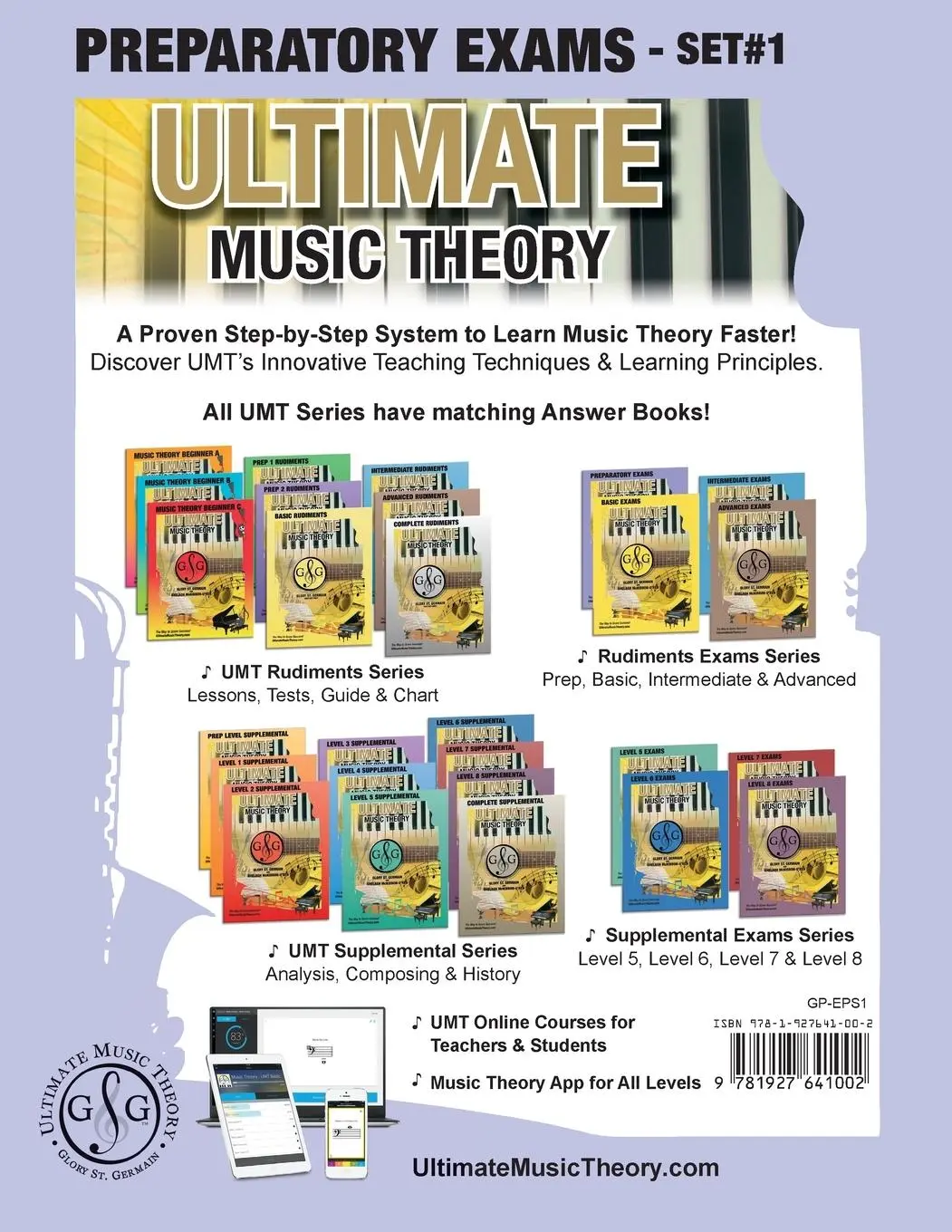 Rückseite: 9781927641002 | Preparatory Music Theory Exams Set #1 - Ultimate Music Theory Exam...