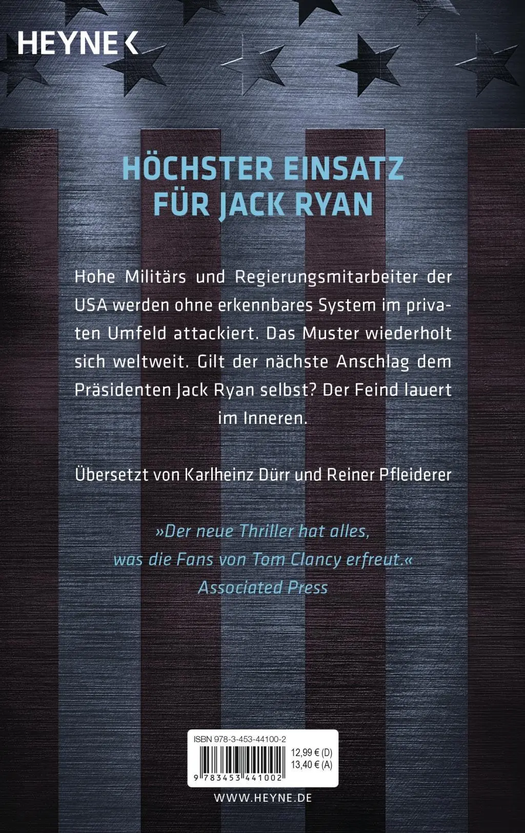 Bild: 9783453441002 | Anschlag auf den Präsidenten | Thriller | Tom Clancy (u. a.) | Buch