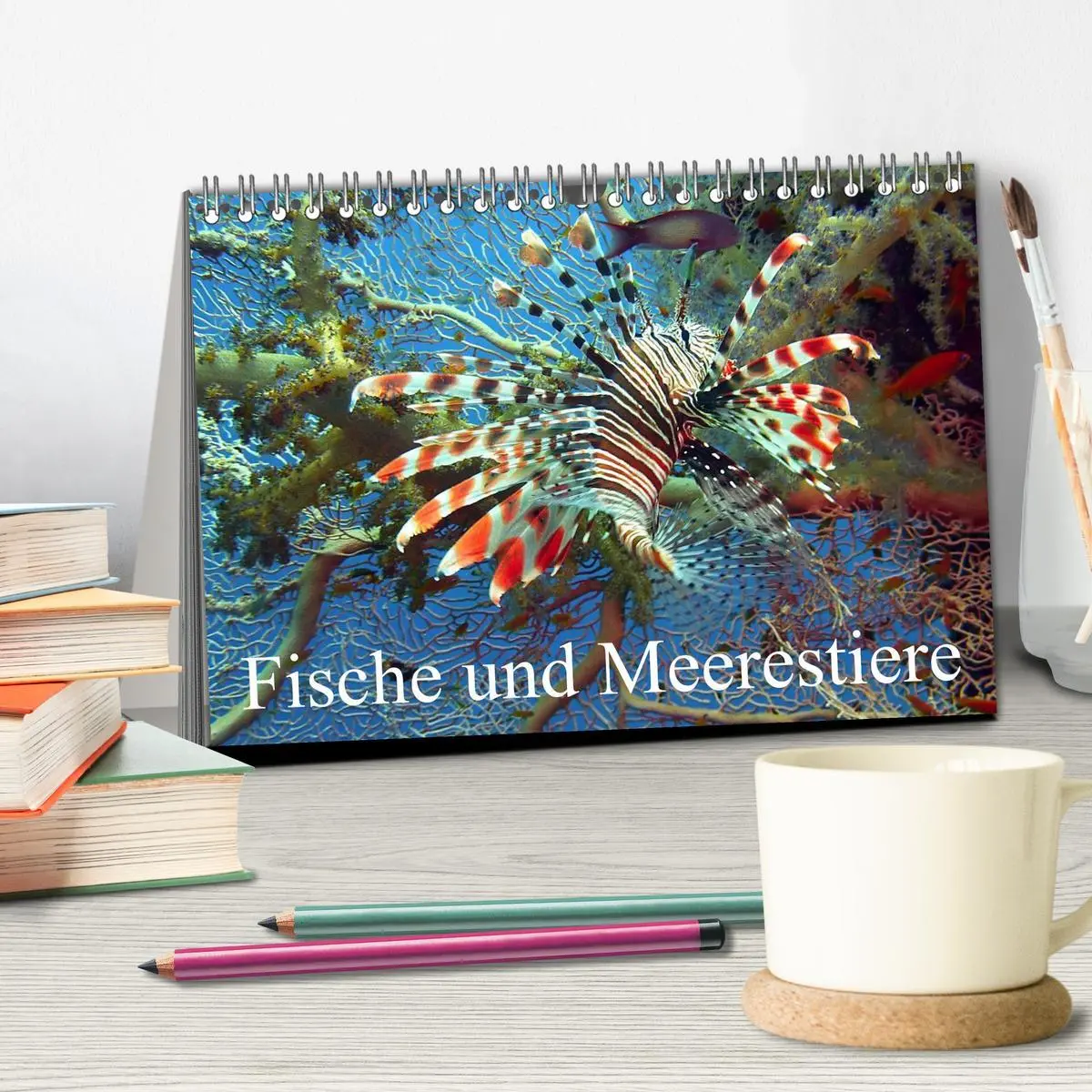 Bild: 9783516111002 | Fische und Meerestiere (Tischkalender 2026 DIN A5 quer), CALVENDO...