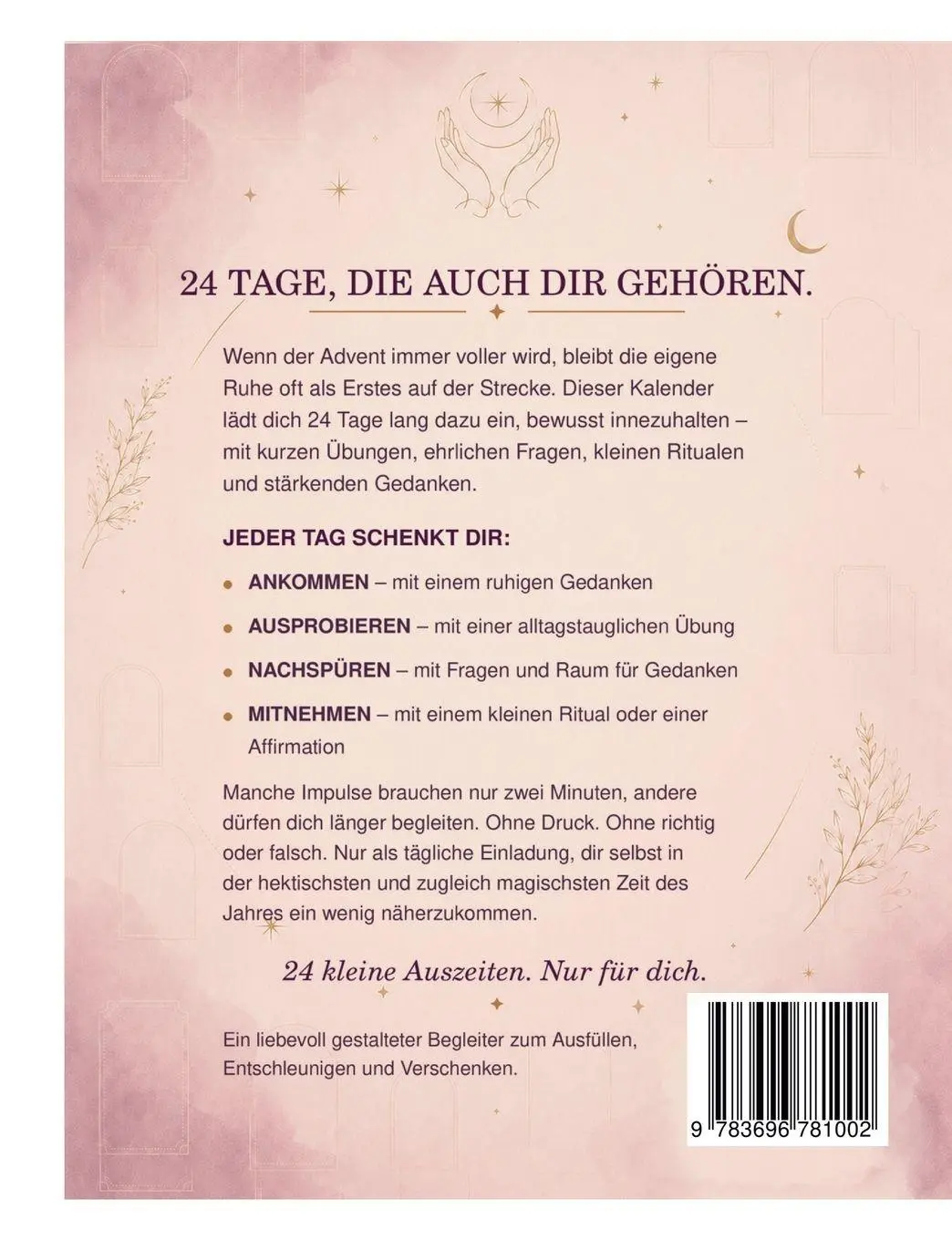 Rückseite: 9783696781002 | Dein Achtsamkeits- Adventskalender | Elina Wintersee | Taschenbuch