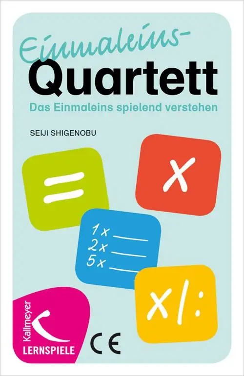 Cover: 4250344931102 | Einmaleins-Quartett | Seiji Shigenobu | Spiel | Deutsch | 2018