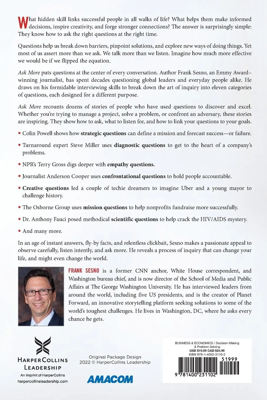 Rückseite: 9781400231102 | Ask More | Frank Sesno | Taschenbuch | Kartoniert / Broschiert | 2023