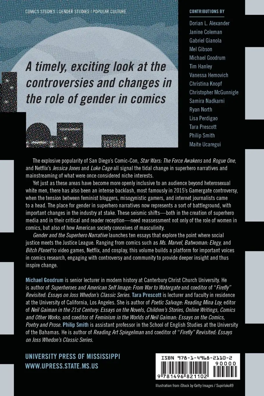Rückseite: 9781496821102 | Gender and the Superhero Narrative | Michael Goodrum (u. a.) | Buch