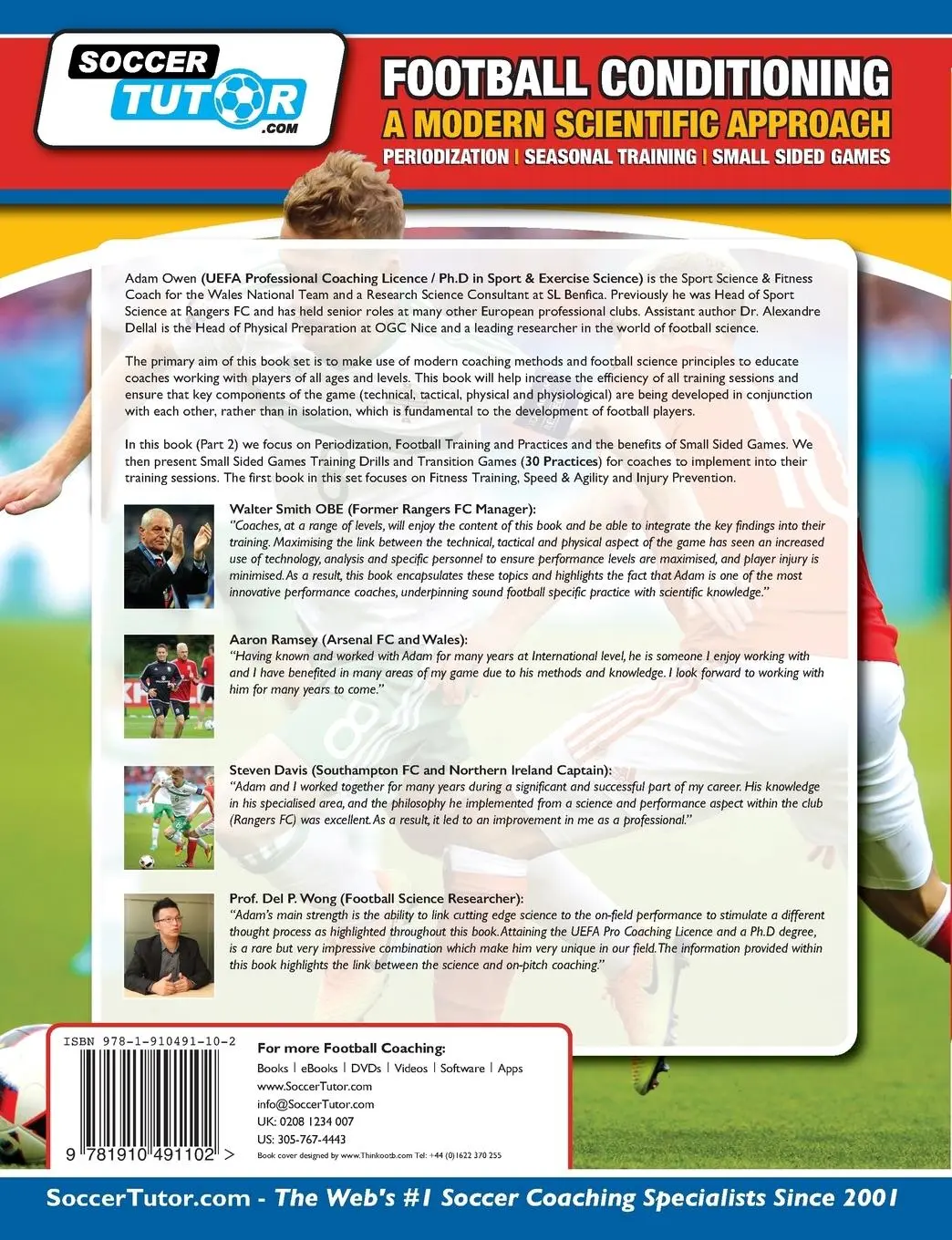 Rückseite: 9781910491102 | Football Conditioning A Modern Scientific Approach | Adam Owen Ph. D