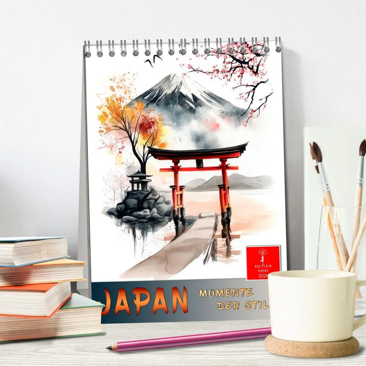 Bild: 9783457251102 | Japan - Momente der Stille (Tischkalender 2026 DIN A5 hoch),...