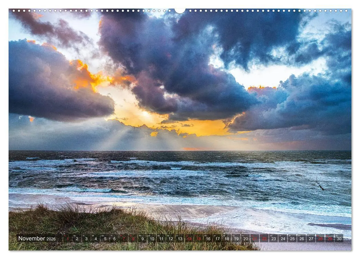Bild: 9783457701102 | Sylt - Farbige Momente (hochwertiger Premium Wandkalender 2026 DIN...