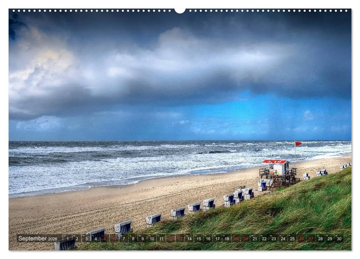 Bild: 9783457701102 | Sylt - Farbige Momente (hochwertiger Premium Wandkalender 2026 DIN...