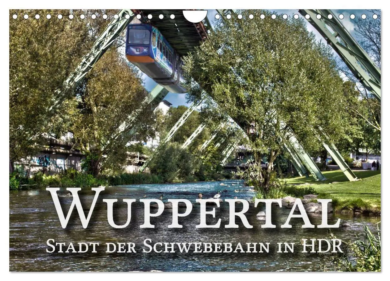 Cover: 9783516101102 | Wuppertal - Stadt der Schwebebahn in HDR (Wandkalender 2026 DIN A4...
