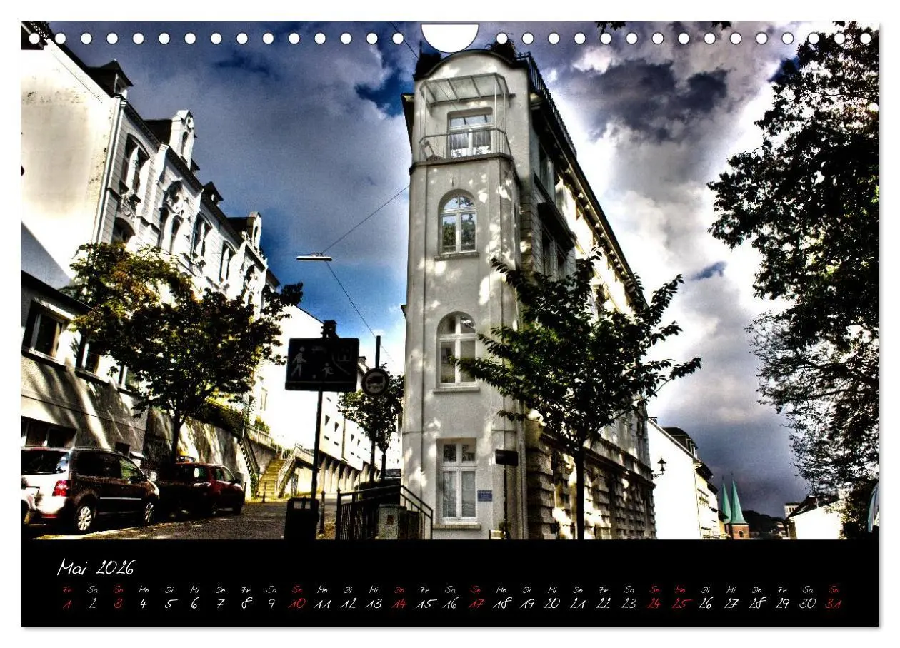 Bild: 9783516101102 | Wuppertal - Stadt der Schwebebahn in HDR (Wandkalender 2026 DIN A4...