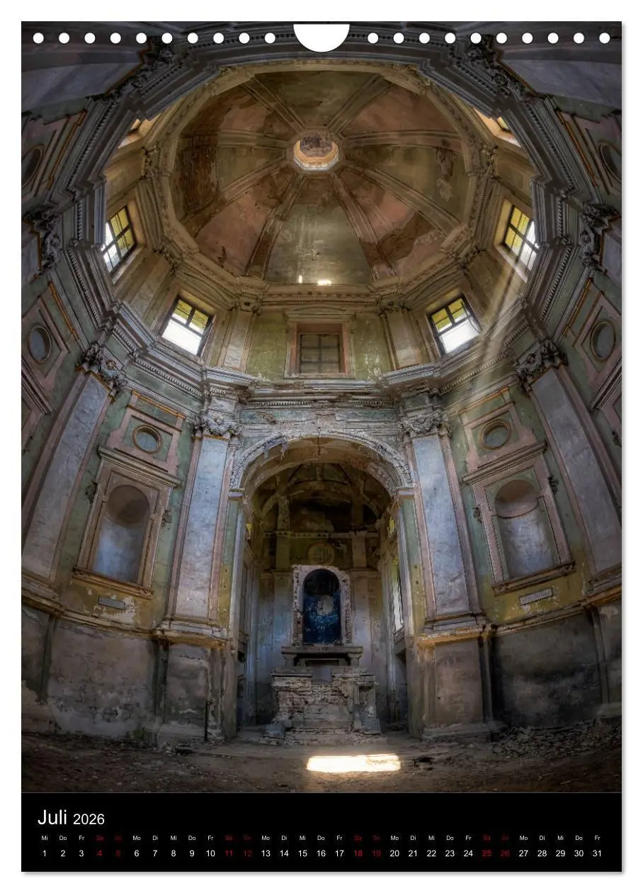 Bild: 9783516411102 | Lost Places - Verlassene Kirchen (Wandkalender 2026 DIN A4 hoch),...