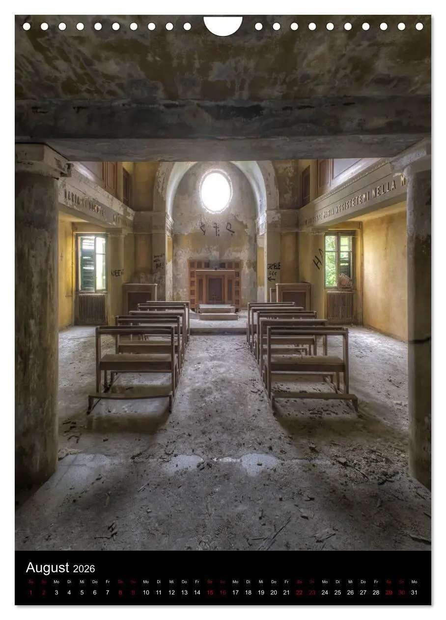 Bild: 9783516411102 | Lost Places - Verlassene Kirchen (Wandkalender 2026 DIN A4 hoch),...