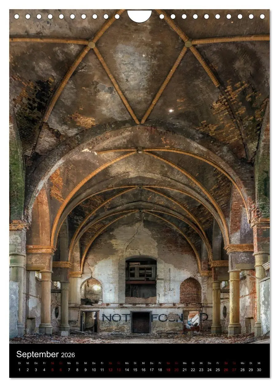 Bild: 9783516411102 | Lost Places - Verlassene Kirchen (Wandkalender 2026 DIN A4 hoch),...