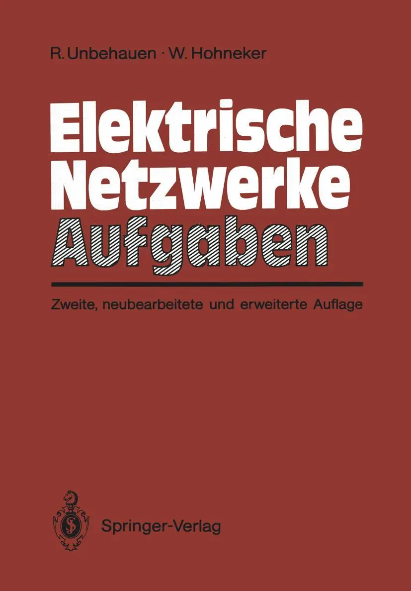Cover: 9783540171102 | Elektrische Netzwerke Aufgaben | Willi Hohneker (u. a.) | Taschenbuch