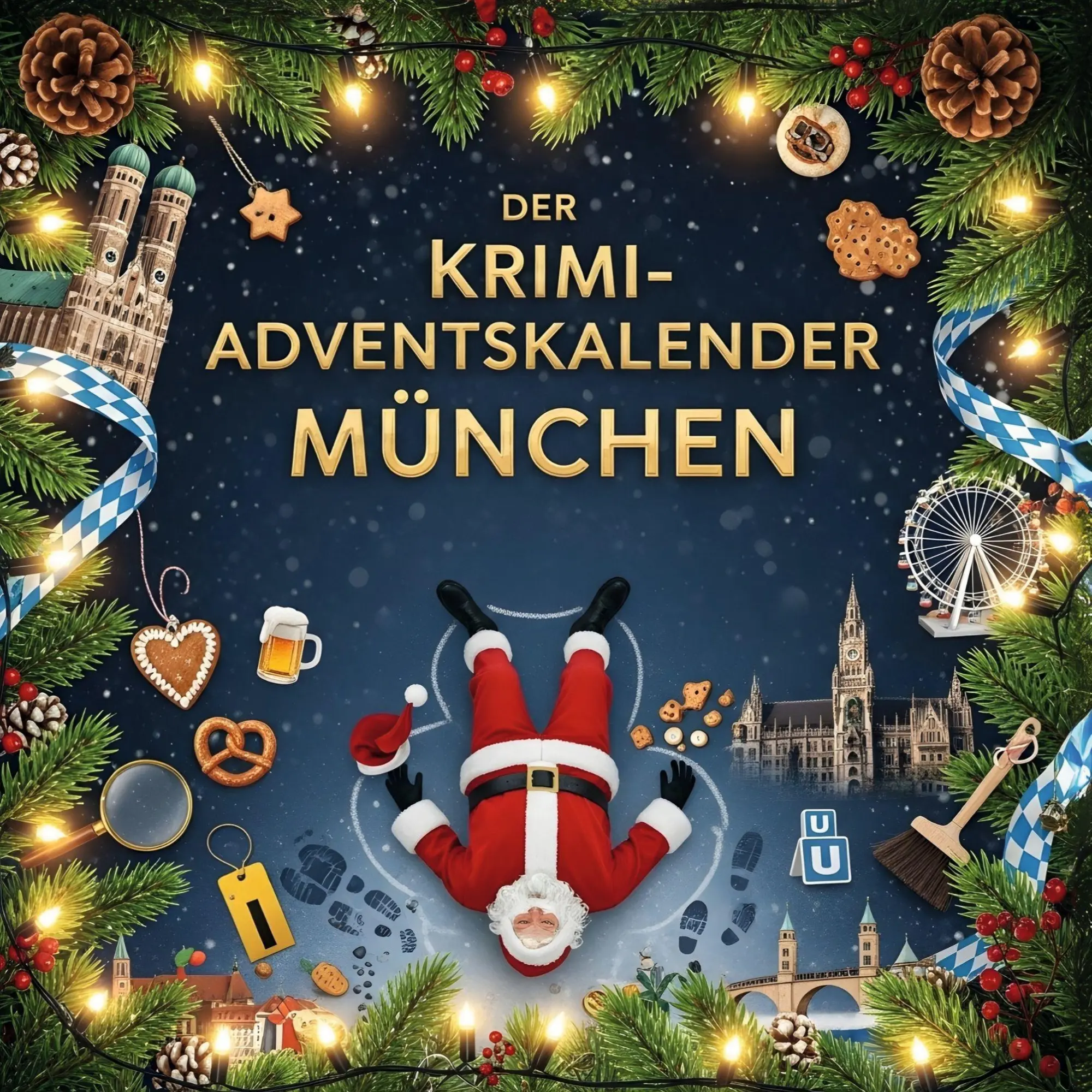 Cover: 9783695301102 | Der Krimi-Adventskalender München | Mordsverdächtig in 24 Akten | Buch