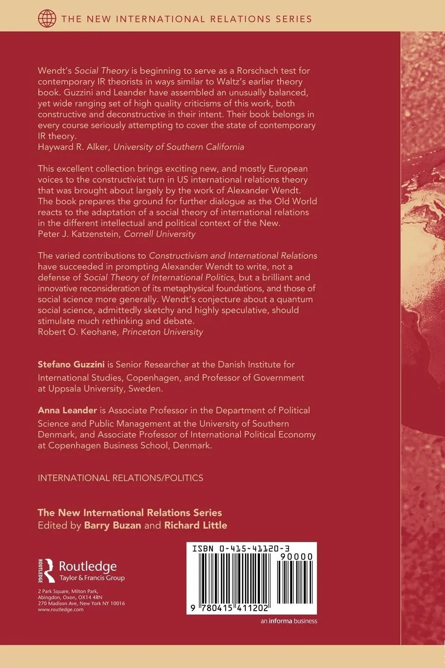 Rückseite: 9780415411202 | Constructivism and International Relations | Stefano Guzzini (u. a.)