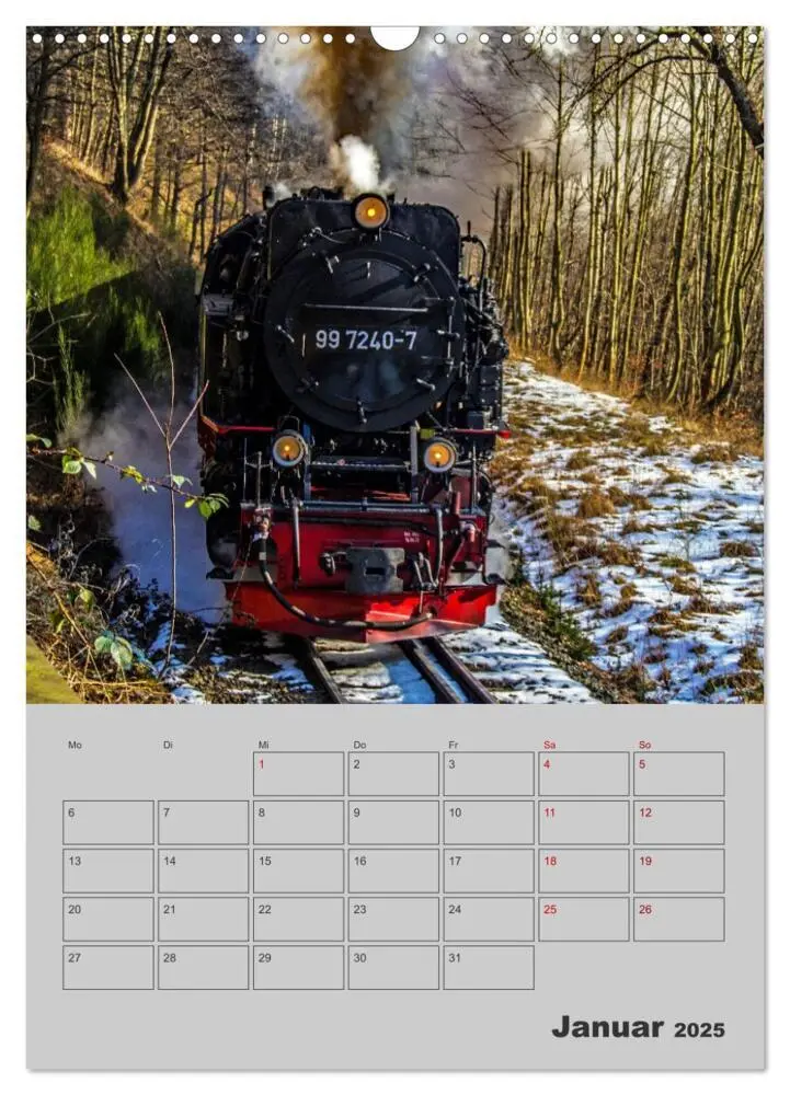 Bild: 9783383821202 | Brockenbahn - Terminplaner (Wandkalender 2025 DIN A3 hoch),...