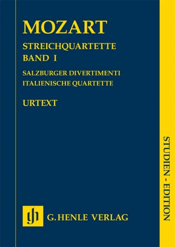 Cover: 9790201871202 | Wolfgang Amadeus Mozart - Streichquartette Band I (Salzburger...