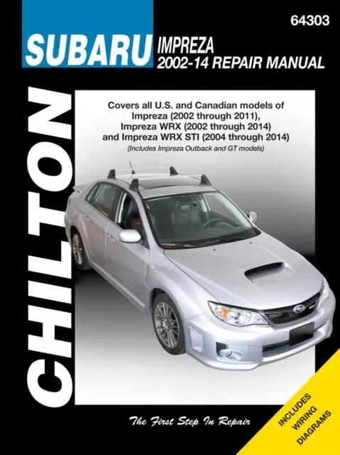 Cover: 9781620921302 | Subaru Impreza &amp; WRX (Chilton) | Chilton | Haynes Publishing | Buch