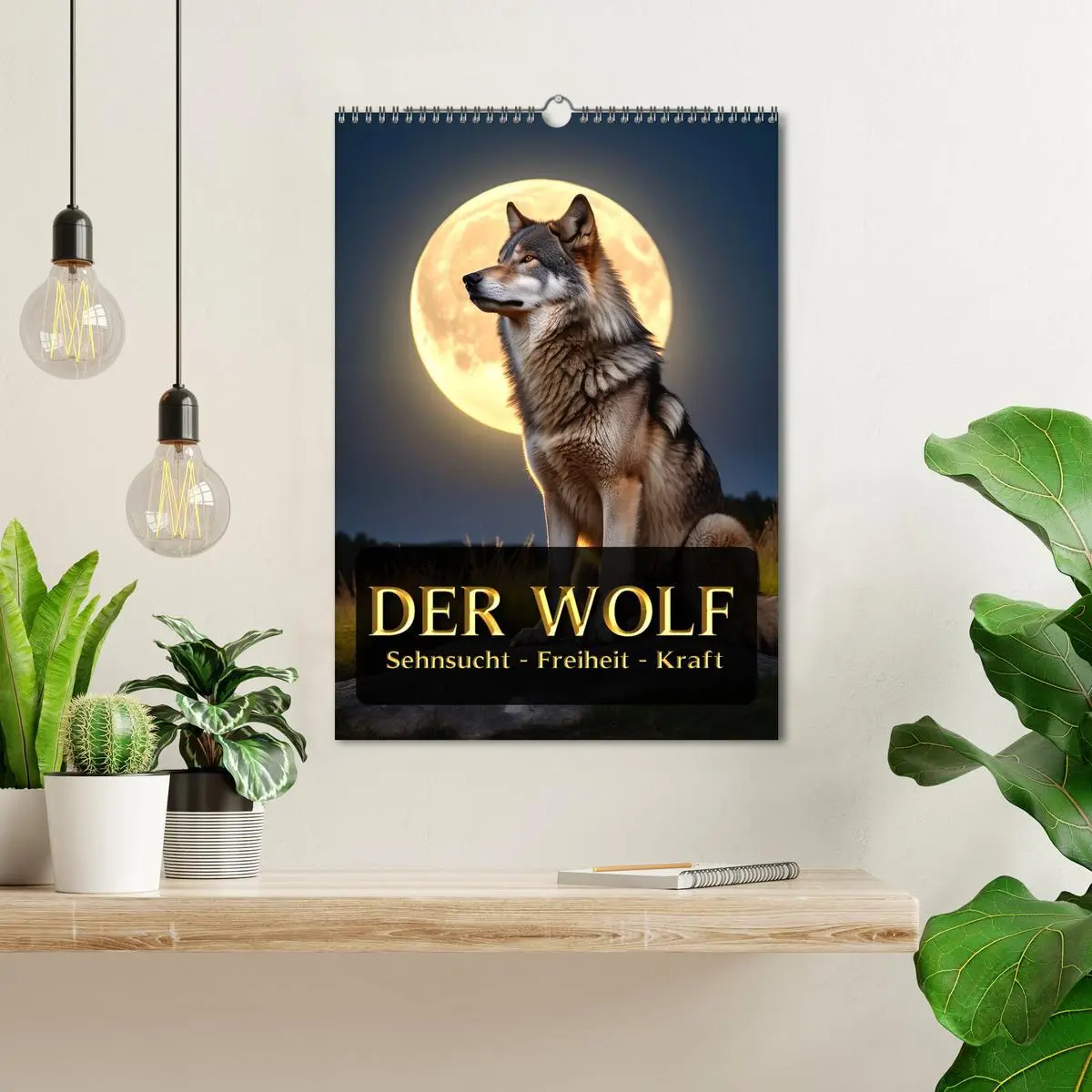 Bild: 9783457301302 | Der Wolf - Sehnsucht Freiheit Kraft (Wandkalender 2026 DIN A3...