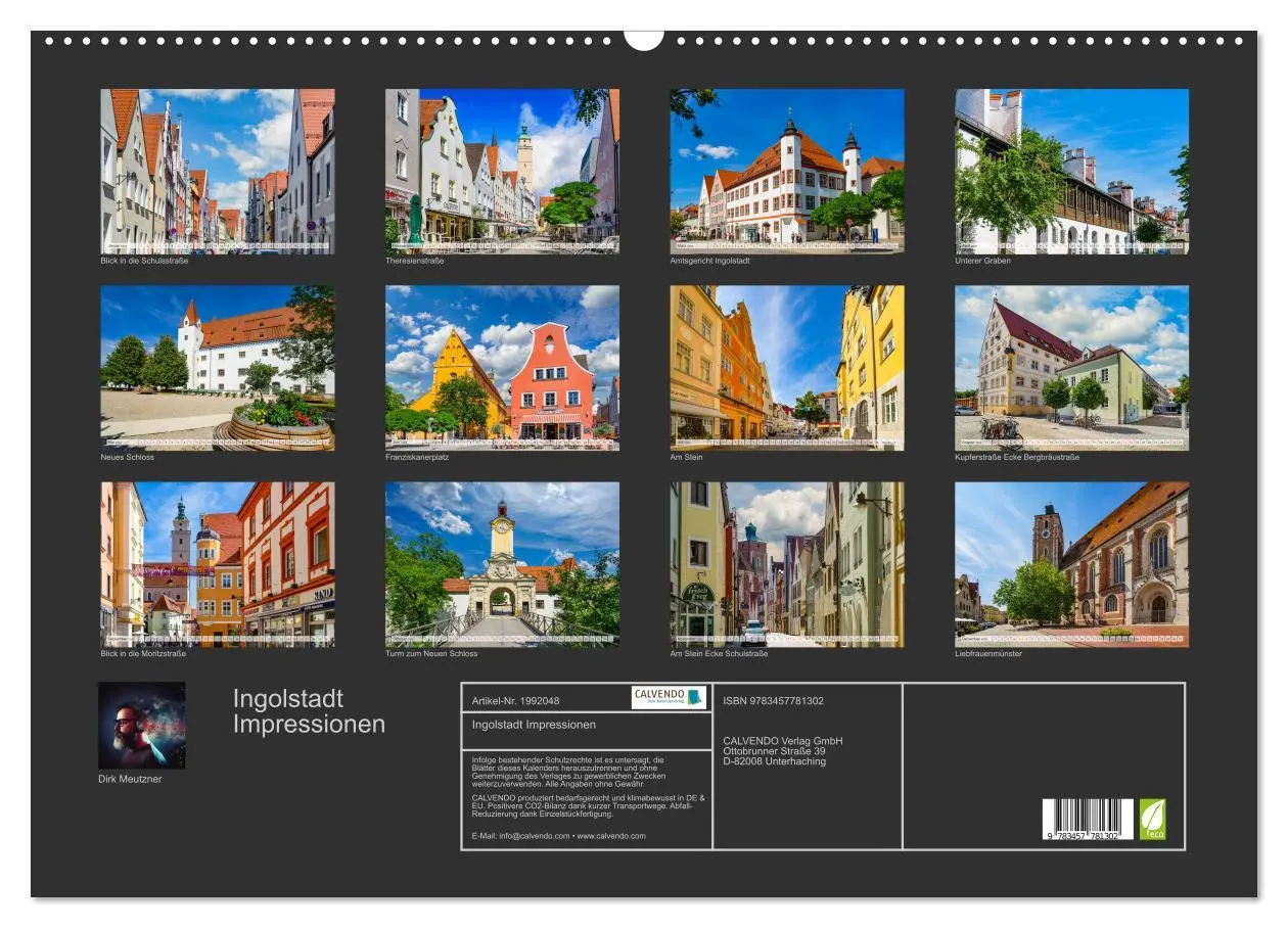 Bild: 9783457781302 | Ingolstadt Impressionen (Wandkalender 2026 DIN A2 quer), CALVENDO...