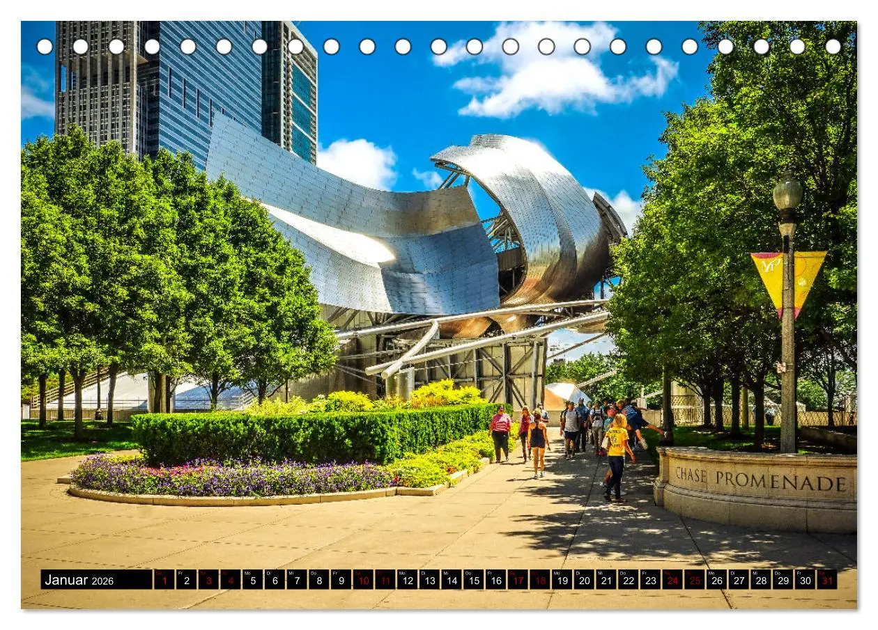 Bild: 9783457851302 | Chicago Impressionen (Tischkalender 2026 DIN A5 quer), CALVENDO...