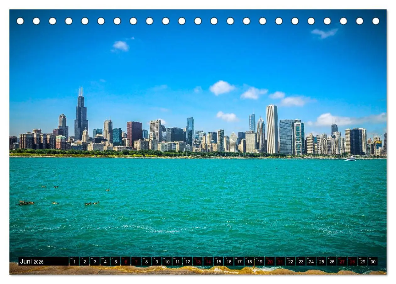 Bild: 9783457851302 | Chicago Impressionen (Tischkalender 2026 DIN A5 quer), CALVENDO...