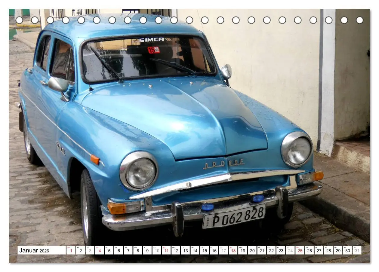 Bild: 9783457921302 | SIMCA ARONDE - Frankreichs Schwalbe (Tischkalender 2026 DIN A5...