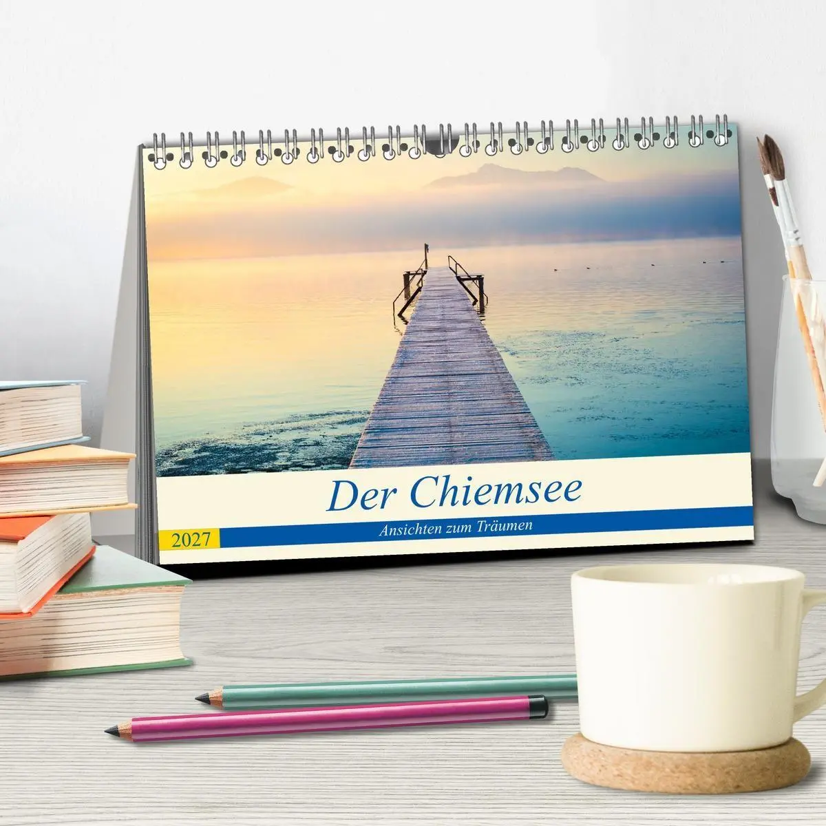Bild: 9783516791402 | Der Chiemsee - Ansichten zum Träumen (Tischkalender 2027 DIN A5...