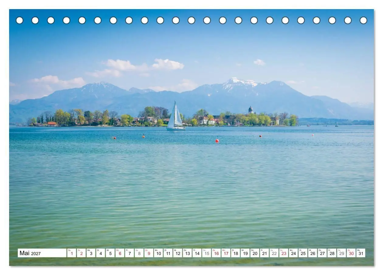 Bild: 9783516791402 | Der Chiemsee - Ansichten zum Träumen (Tischkalender 2027 DIN A5...
