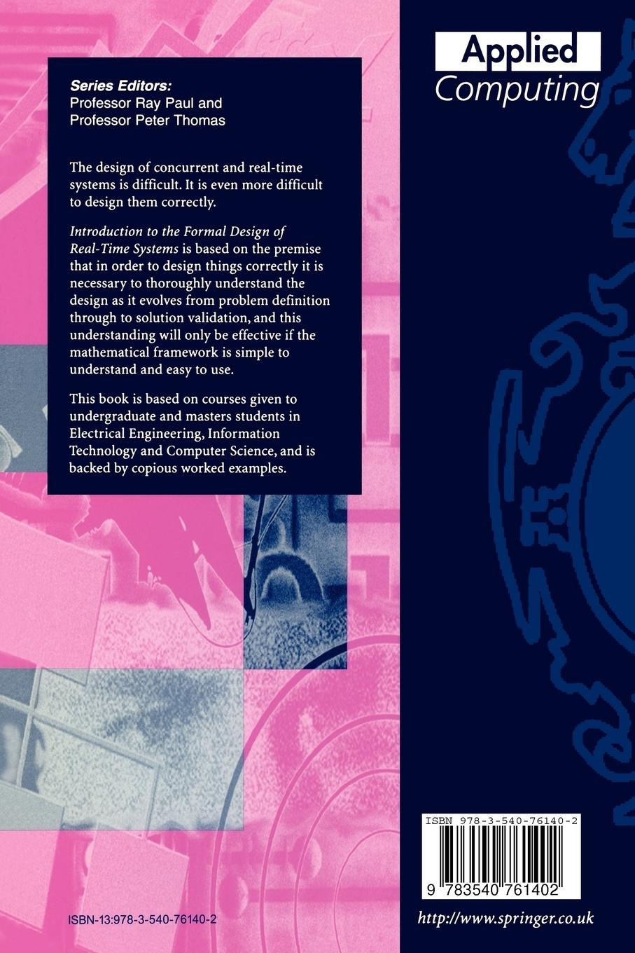 Rückseite: 9783540761402 | Introduction to the Formal Design of Real-Time Systems | David F. Gray