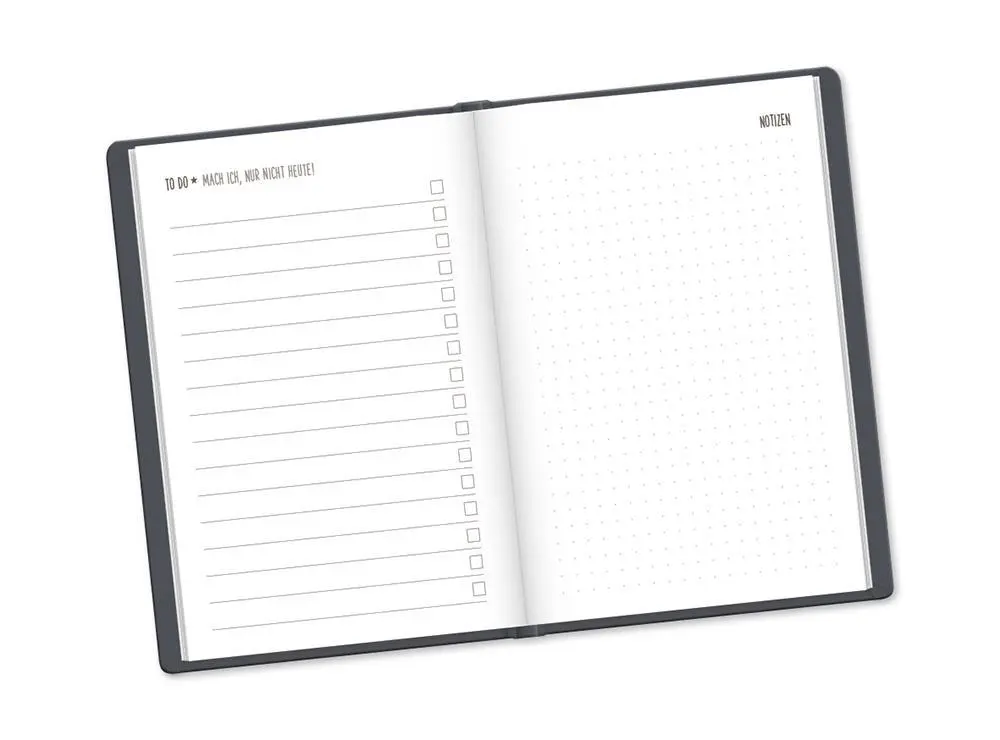 Bild: 9783986361402 | Terminplaner Lederlook 2026 Schwarz | Terminplaner Lederlook A6 | Buch