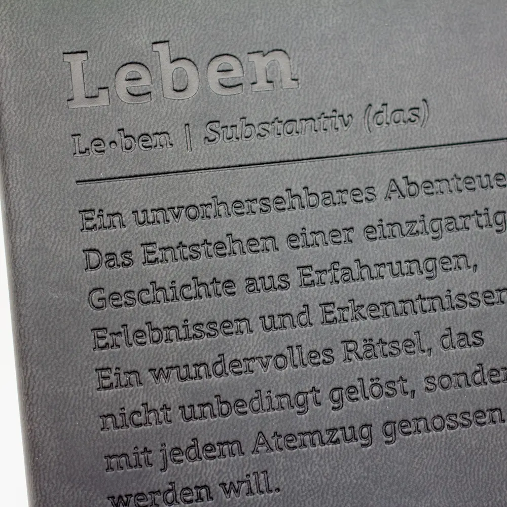 Bild: 9783986361402 | Terminplaner Lederlook 2026 Schwarz | Terminplaner Lederlook A6 | Buch