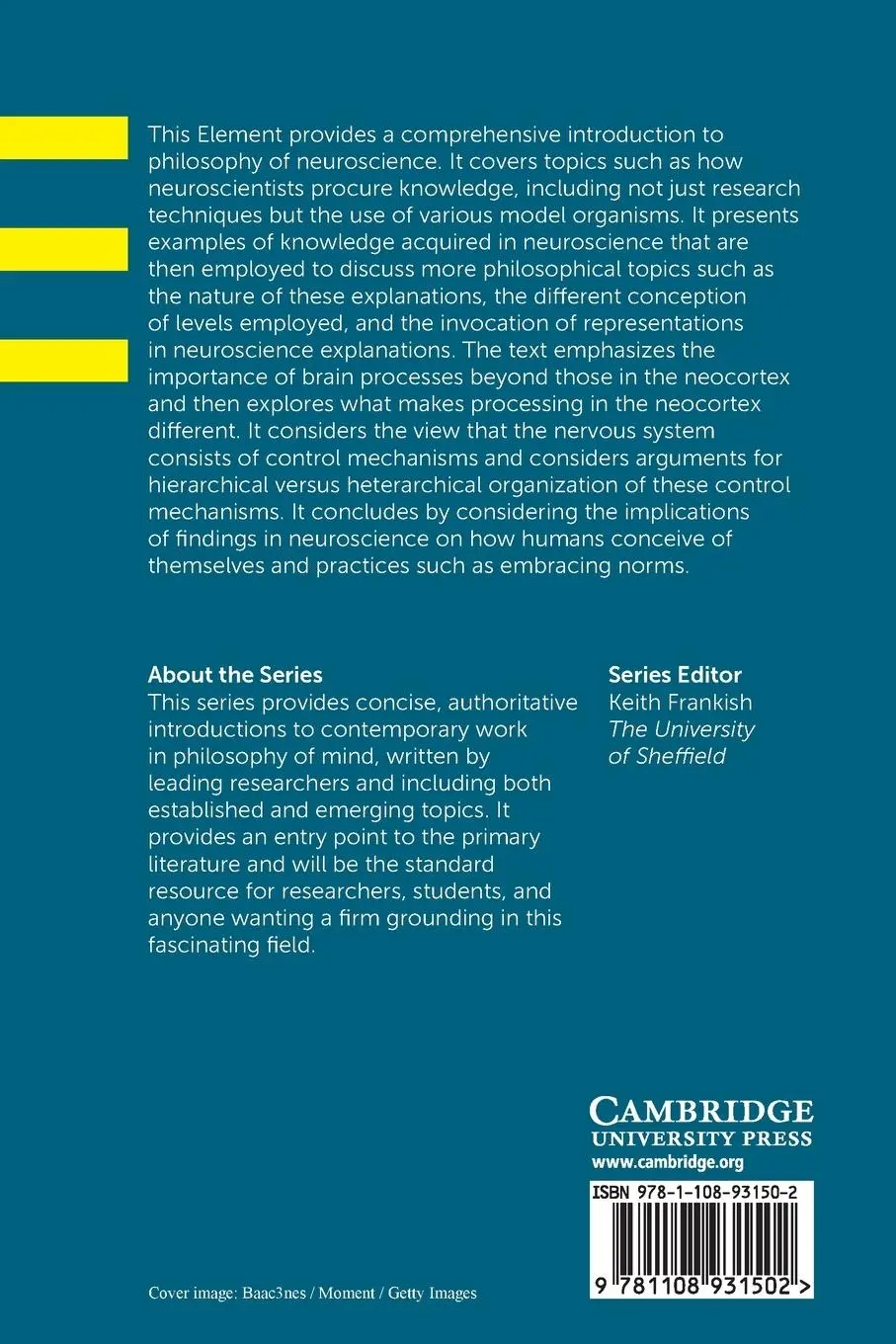 Rückseite: 9781108931502 | Philosophy of Neuroscience | William Bechtel (u. a.) | Taschenbuch