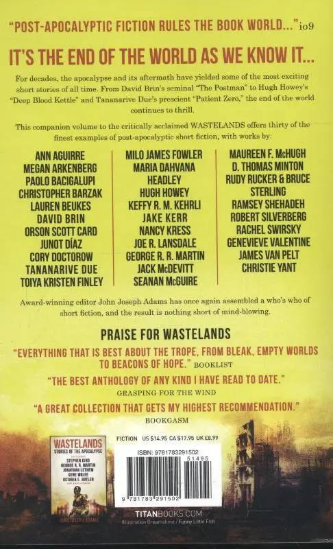 Rückseite: 9781783291502 | Wastelands 2 - More Stories of the Apocalypse | John Joseph Adams