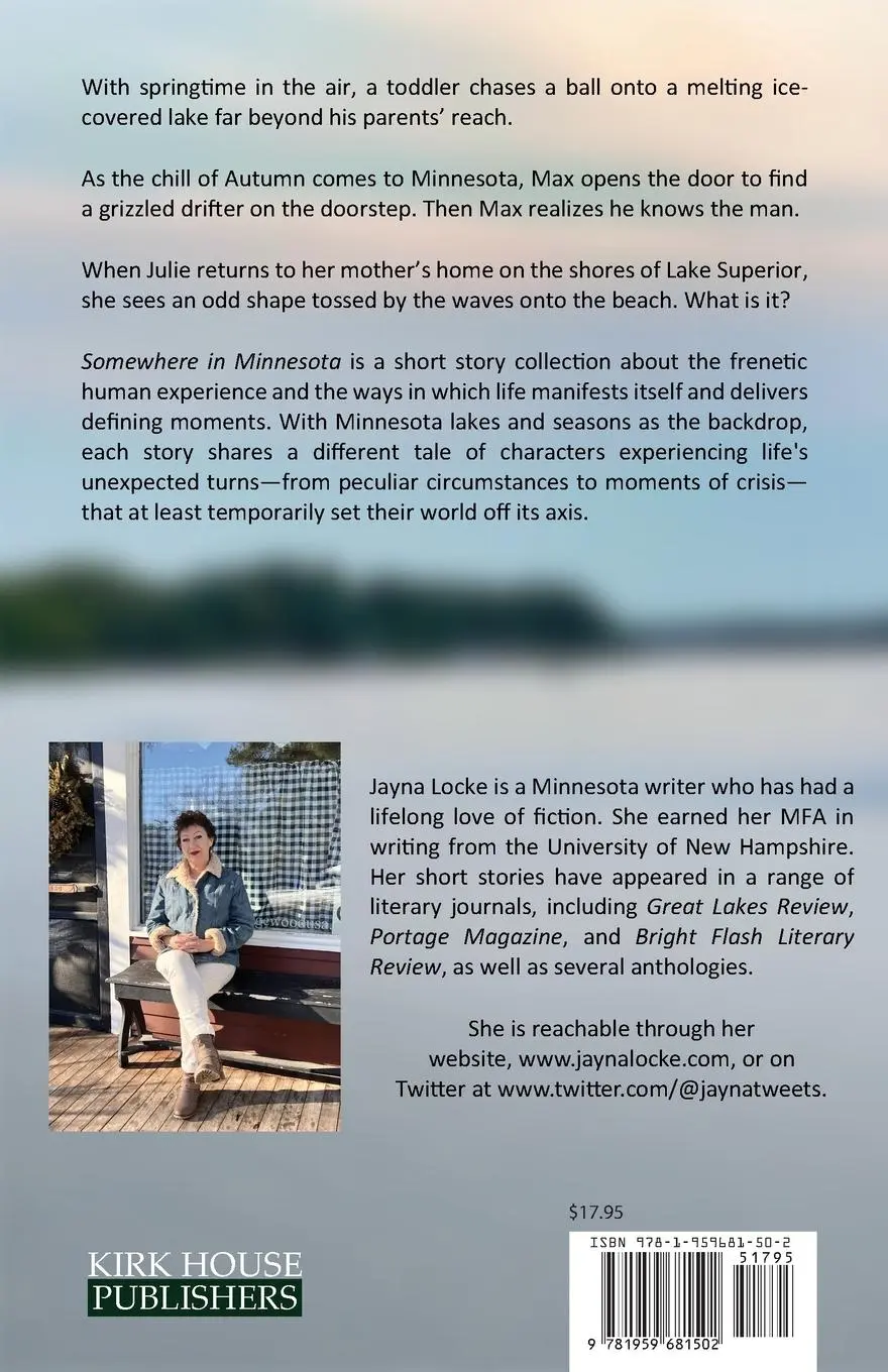 Rückseite: 9781959681502 | Somewhere in Minnesota; Short Stories | Jayna Locke | Taschenbuch