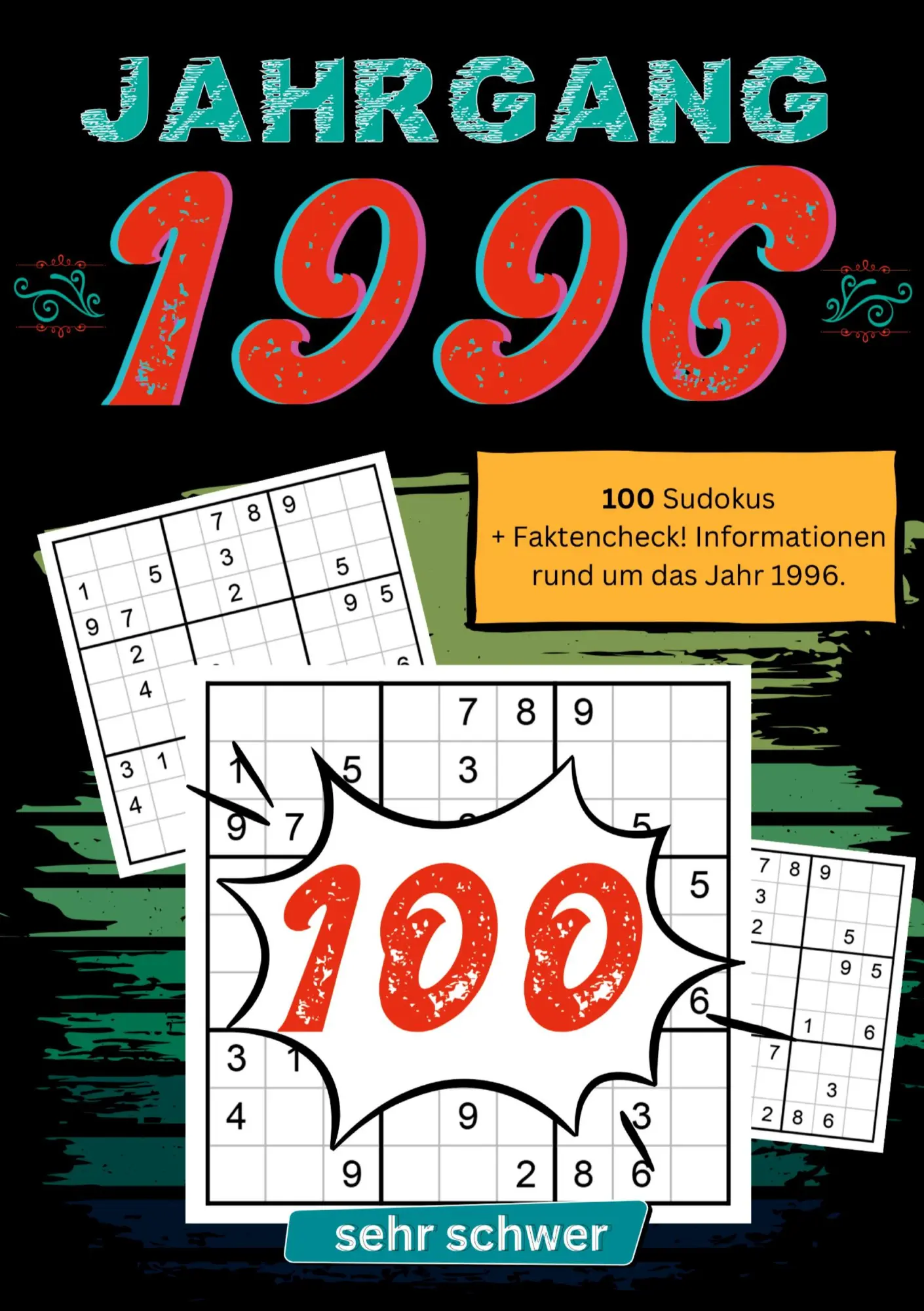 Cover: 9783384191502 | 1996- Rätselspaß und Zeitreise | Sudoku Jahrbücher | Taschenbuch