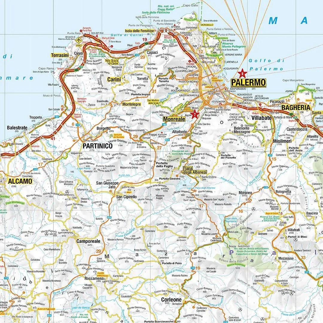 Bild: 9783575021502 | MARCO POLO Reisekarte Italien 14 Sizilien 1:225.000 | (Land-)Karte