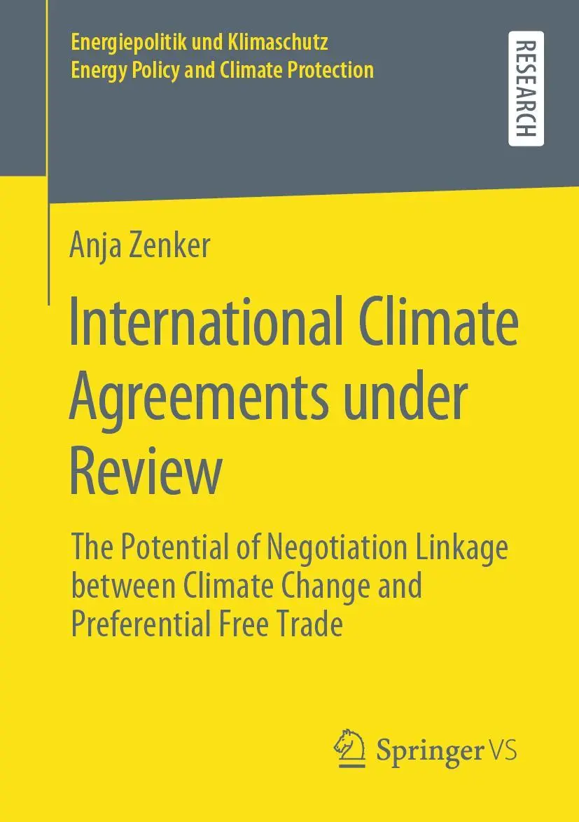 Cover: 9783658281502 | International Climate Agreements under Review | Anja Zenker | Buch