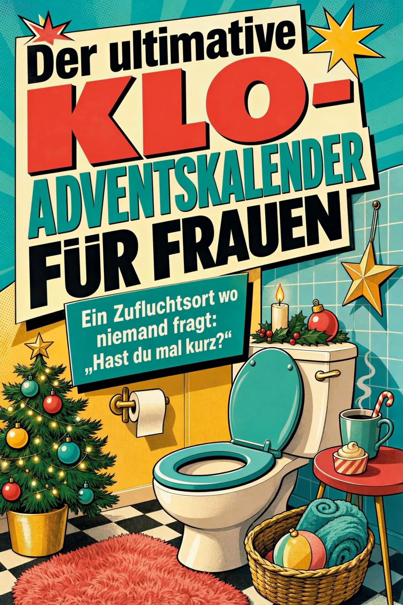Cover: 9783696111502 | Der ultimative Klo-Adventskalender für Frauen | Eva Bauer | Buch