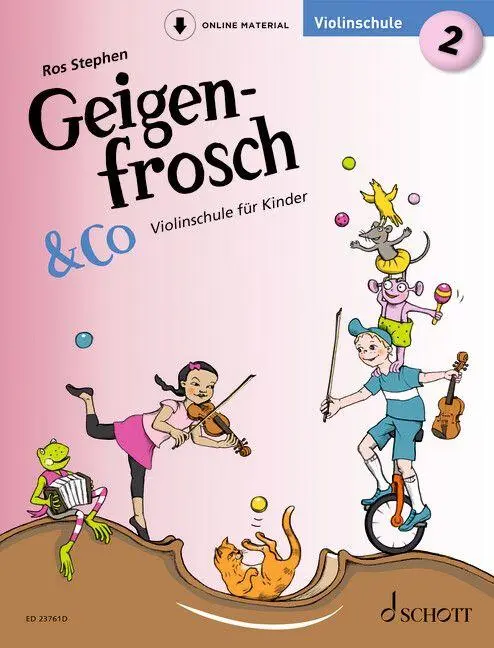 Cover: 9783795731502 | Geigenfrosch &amp; Co: Violinschule 2 | 2. Violine. Lehrbuch. | Stephen