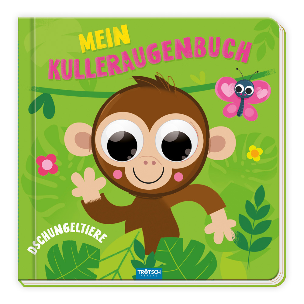 Cover: 9783988021502 | TRÖTSCH - Mein Kulleraugenbuch "Dschungeltiere" Interaktives...