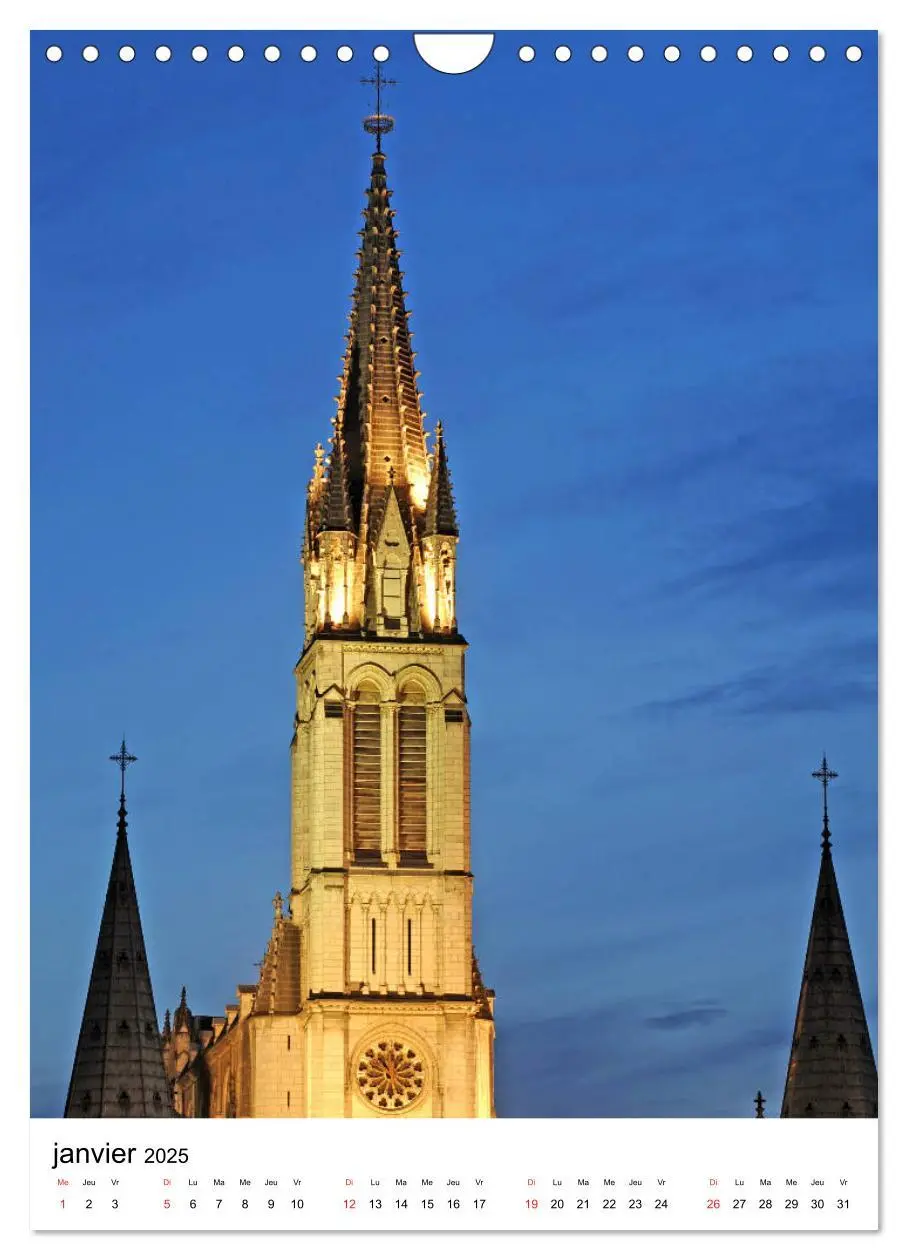 Bild: 9781325971602 | LOURDES Patrimoine (Calendrier mural 2025 DIN A4 horizontal),...