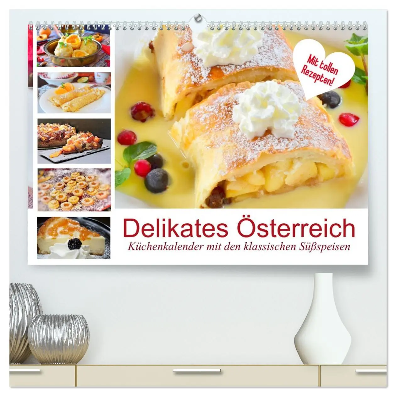 Cover: 9783457681602 | Delikates Österreich. Küchenkalender mit den klassischen Süßspeisen...