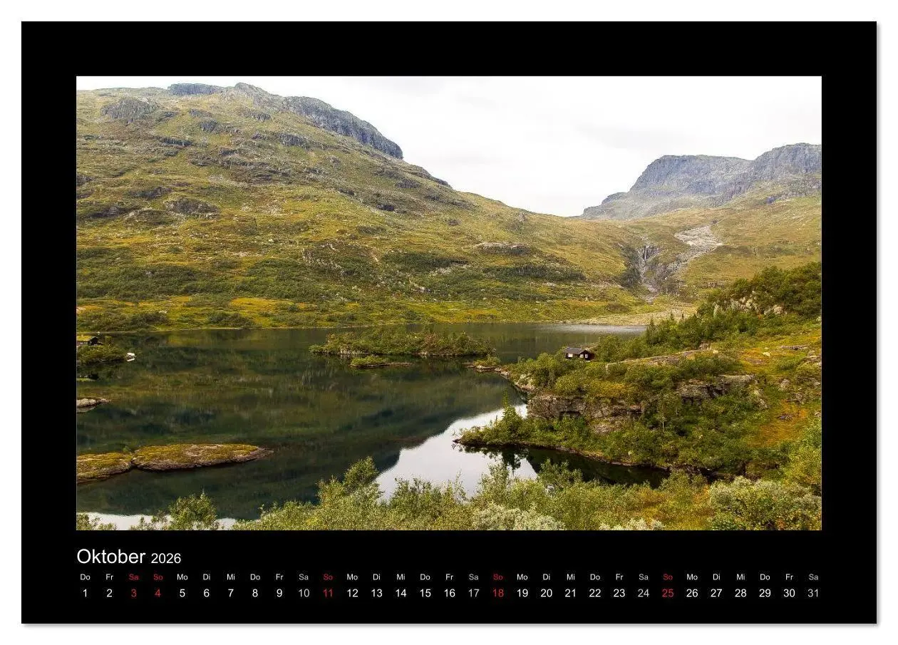Bild: 9783516081602 | Traumhaftes Skandinavien (Tischkalender 2026 DIN A5 quer), CALVENDO...