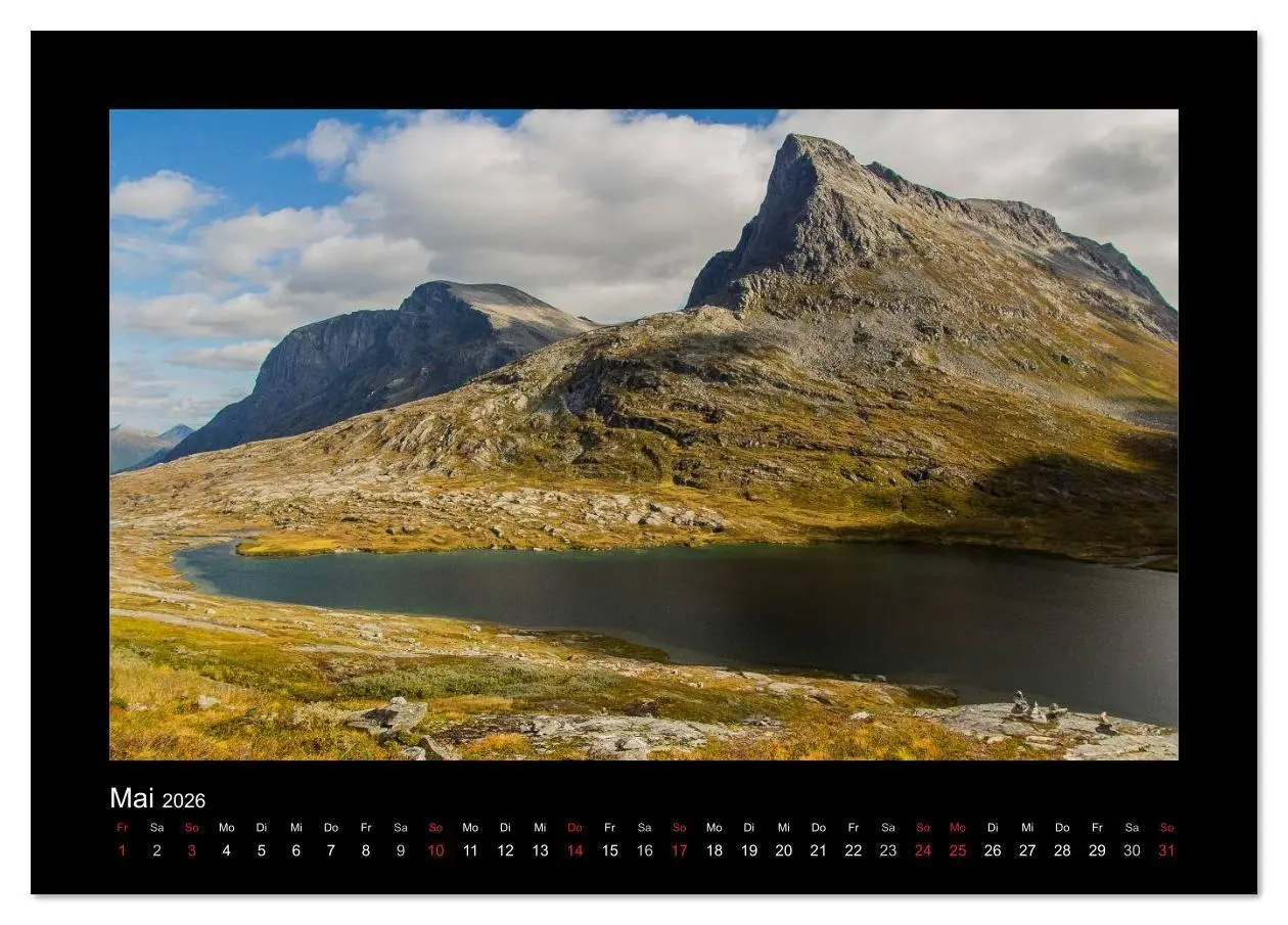 Bild: 9783516081602 | Traumhaftes Skandinavien (Tischkalender 2026 DIN A5 quer), CALVENDO...